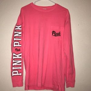 Victoria’s secret long sleeve campus tee